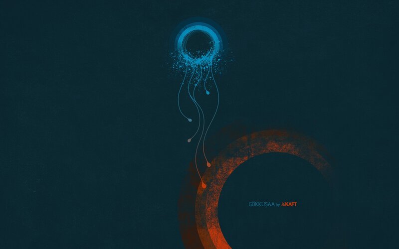 Blue Jellyfish Illustration
