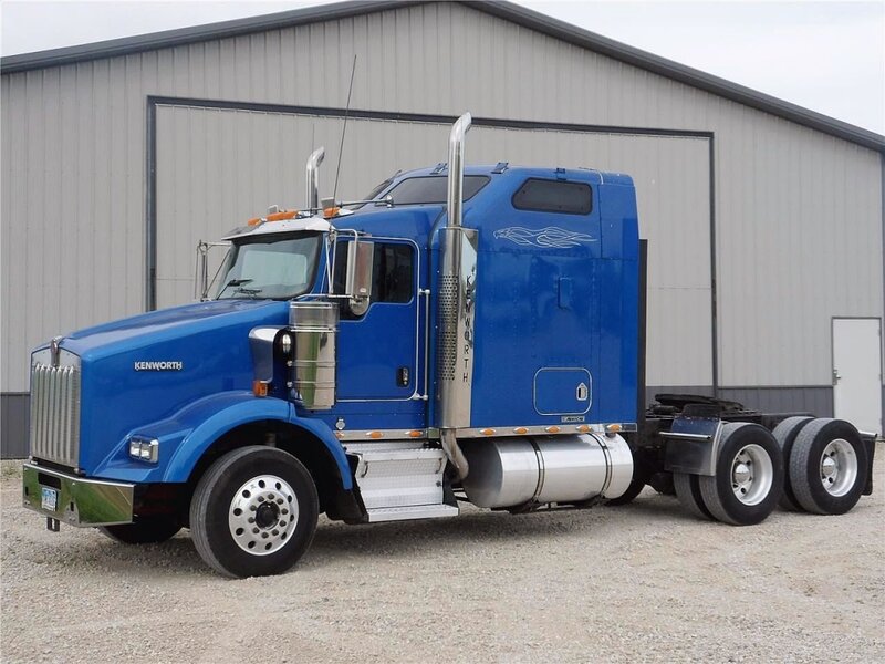 Blue Kenworth Semi-truck — Neutral