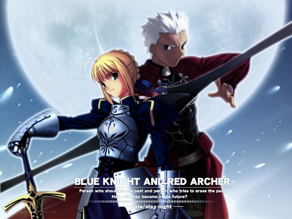 Blue Knight and Red Archer