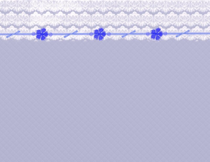 blue lace border design
