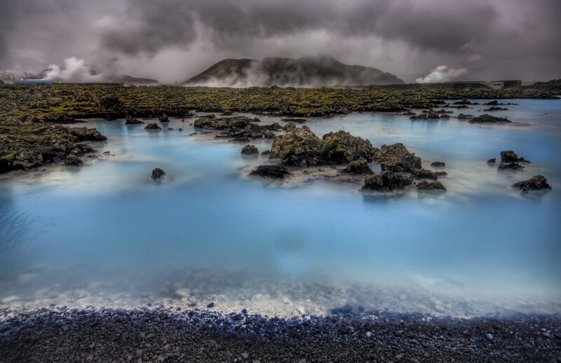 Blue Lagoon Geothermal Pool — Dramatic