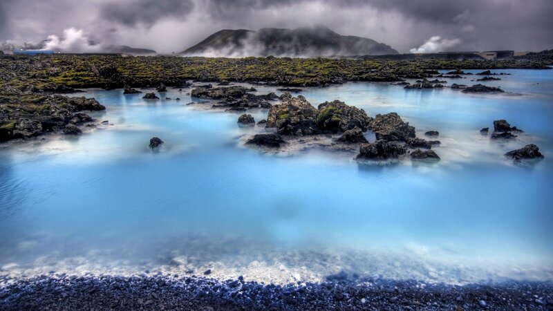 Blue Lagoon Geothermal Pool — Photograph