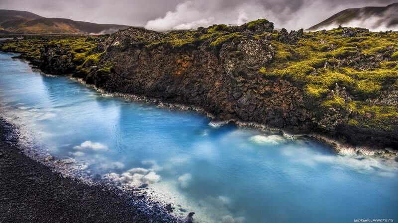 Blue lagoon in Iceland