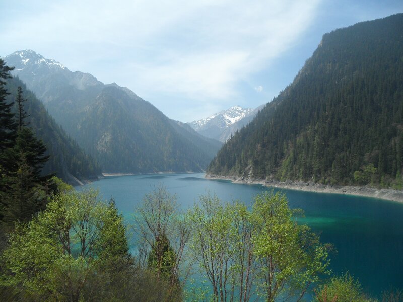 Blue Lake in Mountains — Serene, Spring