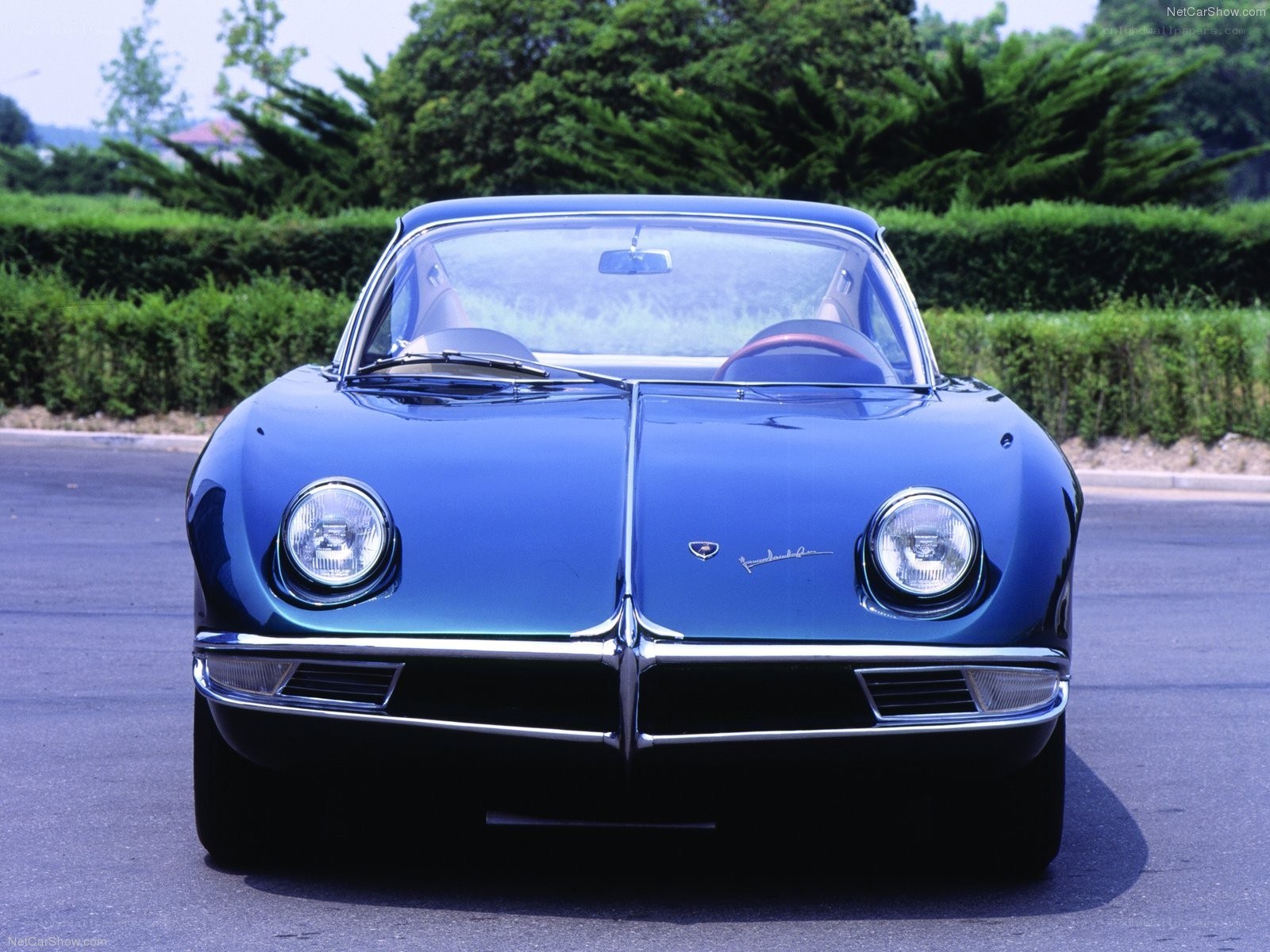 Blue Lamborghini 350 GTV
