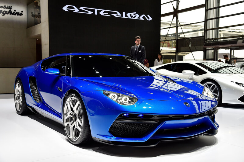 Blue Lamborghini Asterion