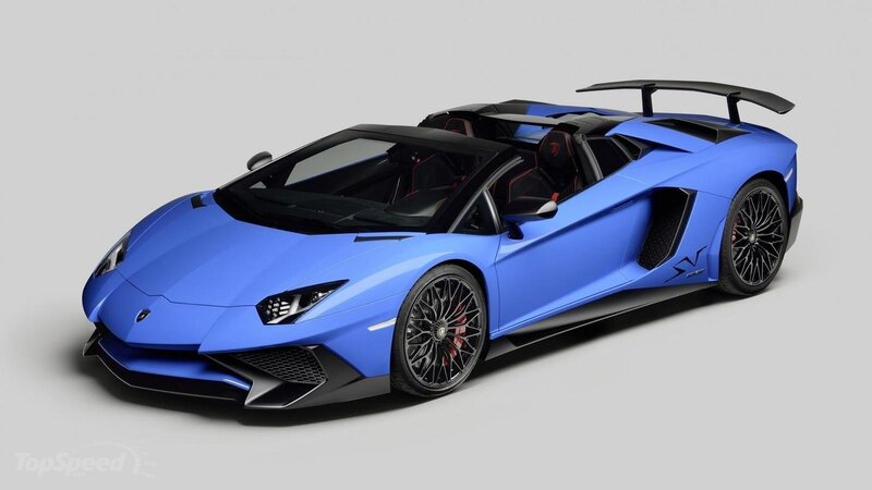 Blue Lamborghini Aventador — Dramatic, Photograph, Targa Top