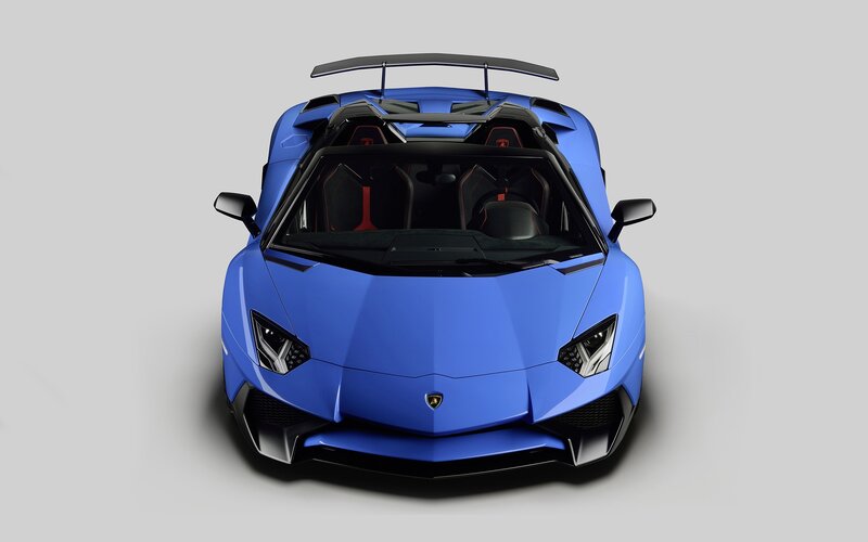 Blue Lamborghini Aventador — Neutral, Photograph