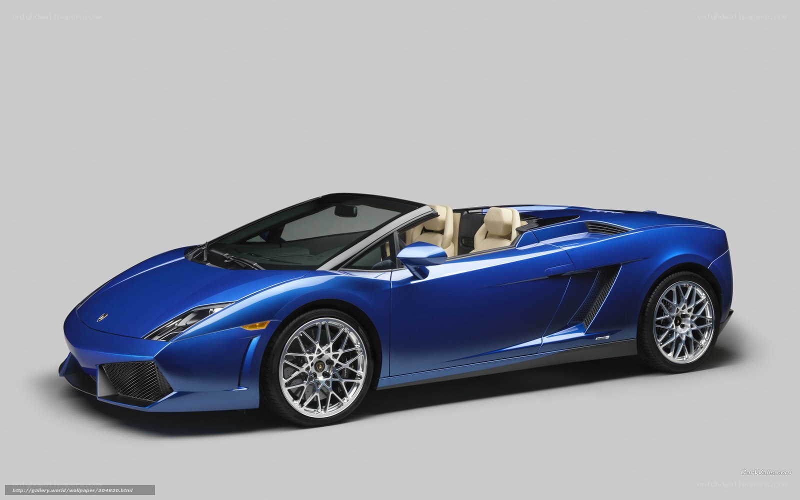 blue lamborghini convertible