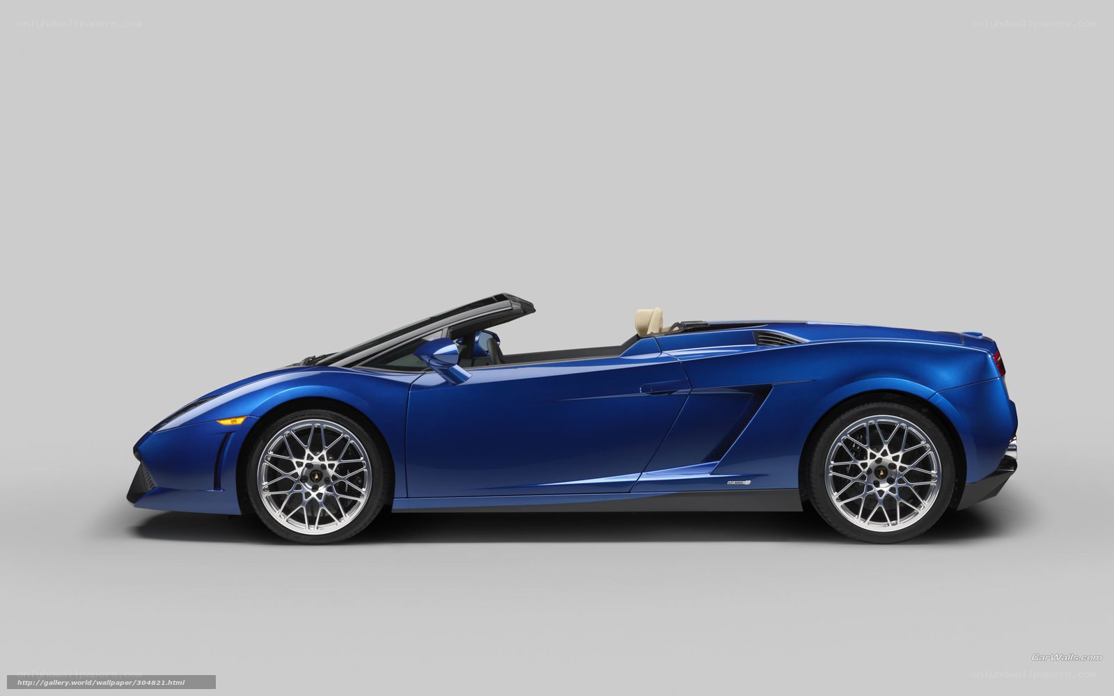 blue lamborghini convertible