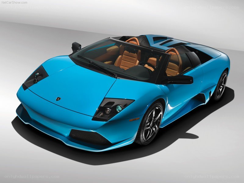 blue lamborghini convertible