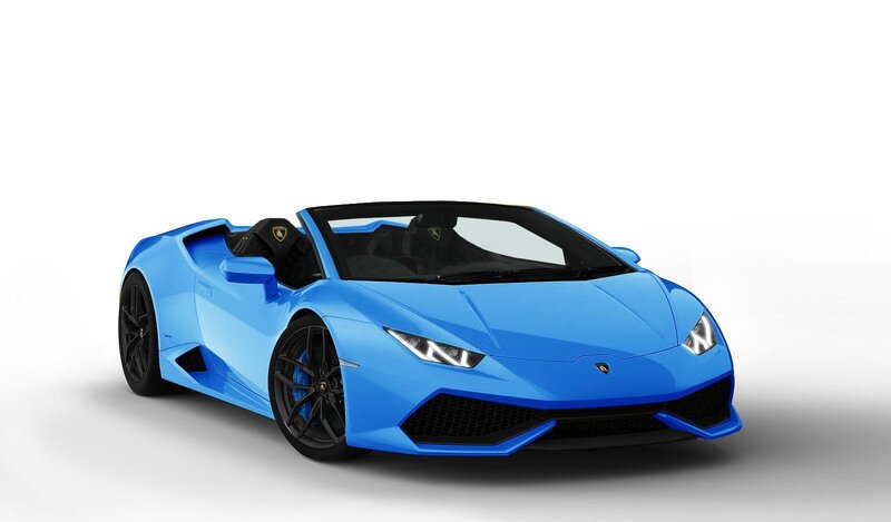 Blue Lamborghini Huracan