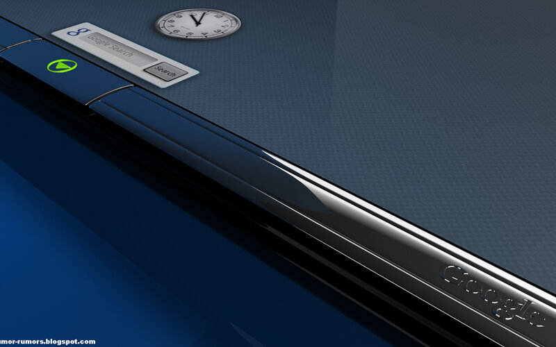 Blue Laptop Device