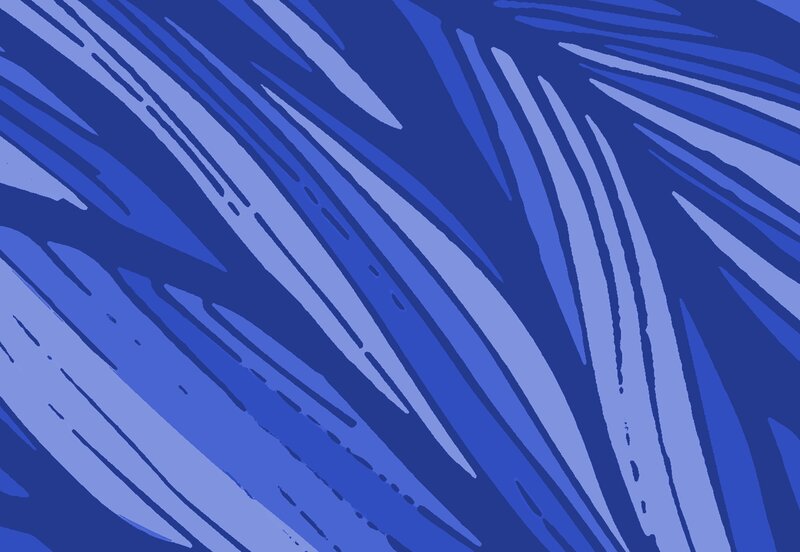 Blue Leaf Pattern