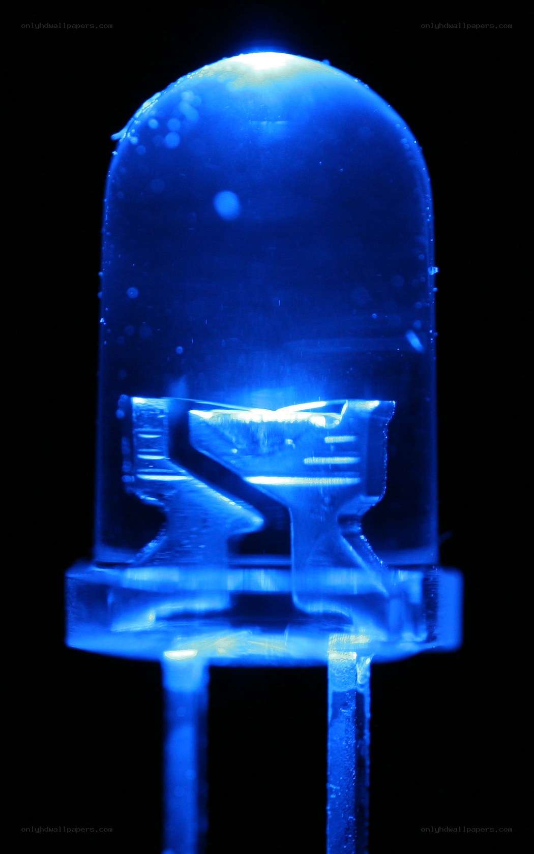 blue LED light bulb