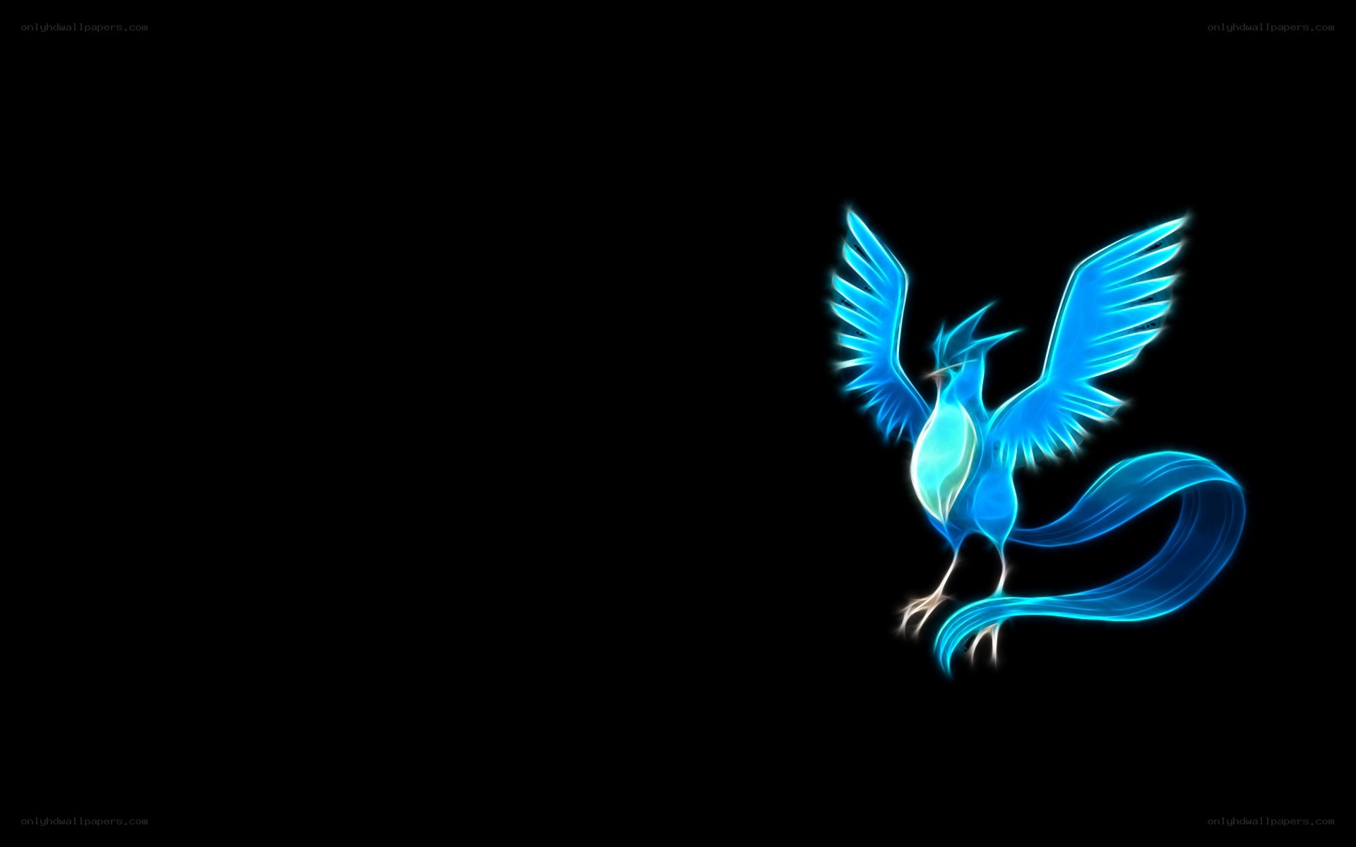 Blue legendary bird Pokémon