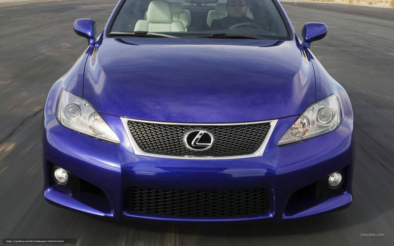 Blue Lexus Car