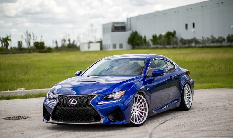 Blue Lexus Coupe