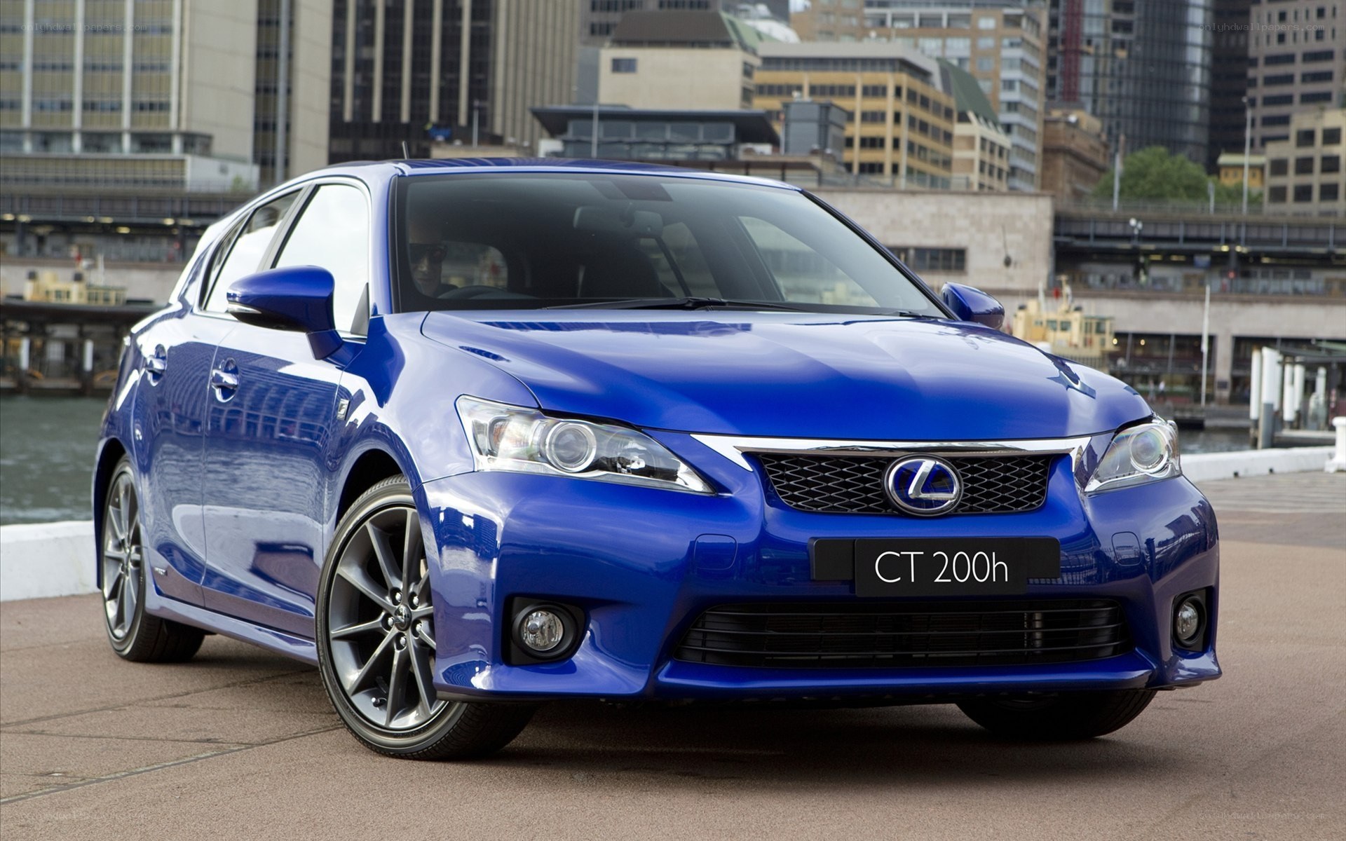 Blue Lexus CT 200h