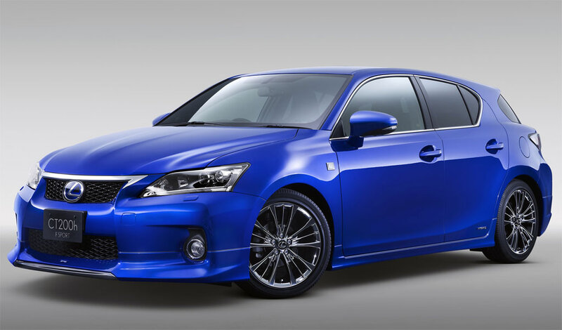 Blue Lexus Ct200h