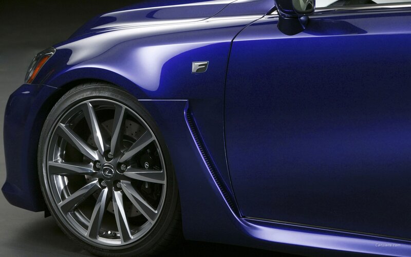 blue lexus f sports car