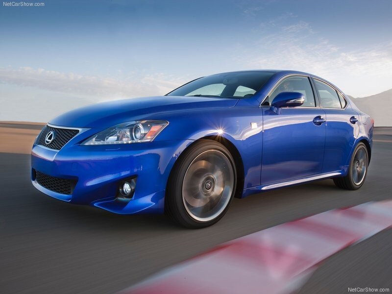 blue lexus is f in motion