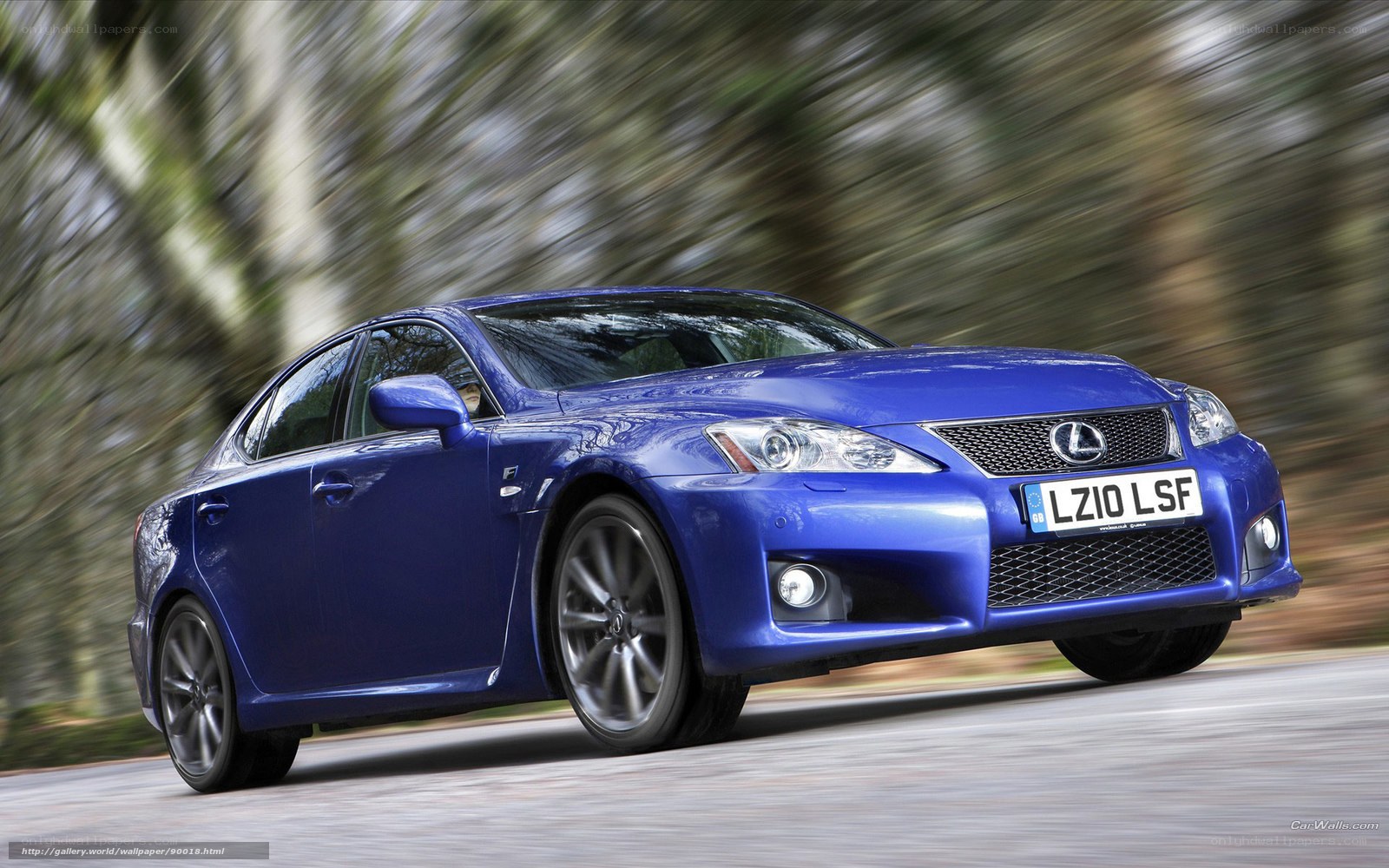 blue lexus is f in motion