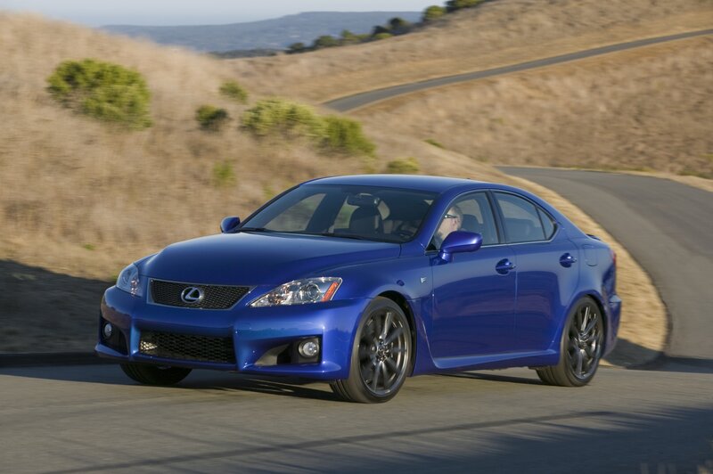 blue lexus is350 in motion