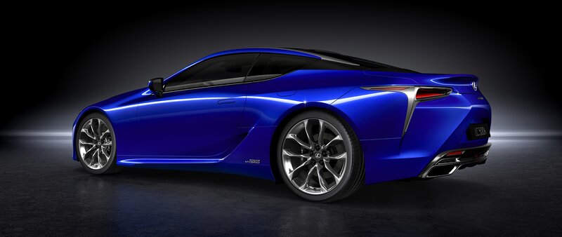 Blue Lexus Lc500h