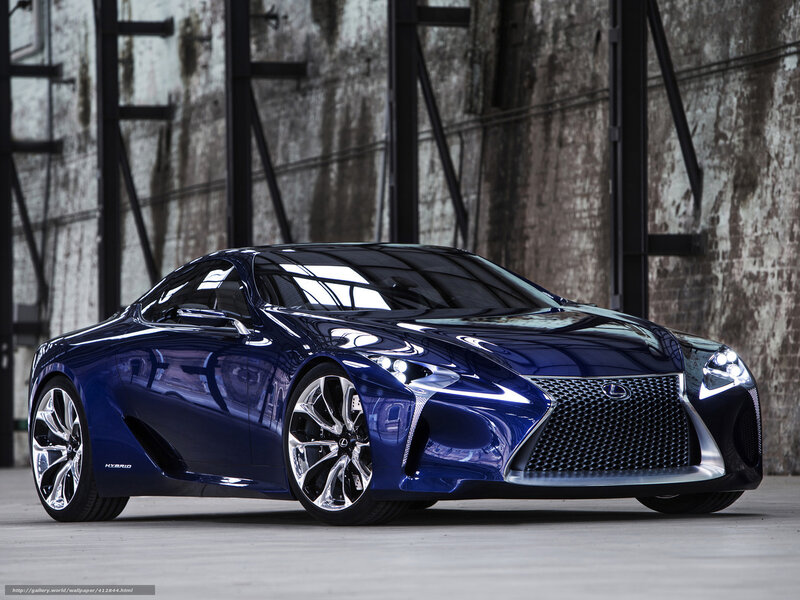 Blue Lexus LF-LC Concept