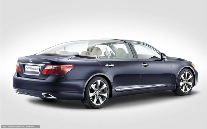 Blue Lexus Ls 600h L
