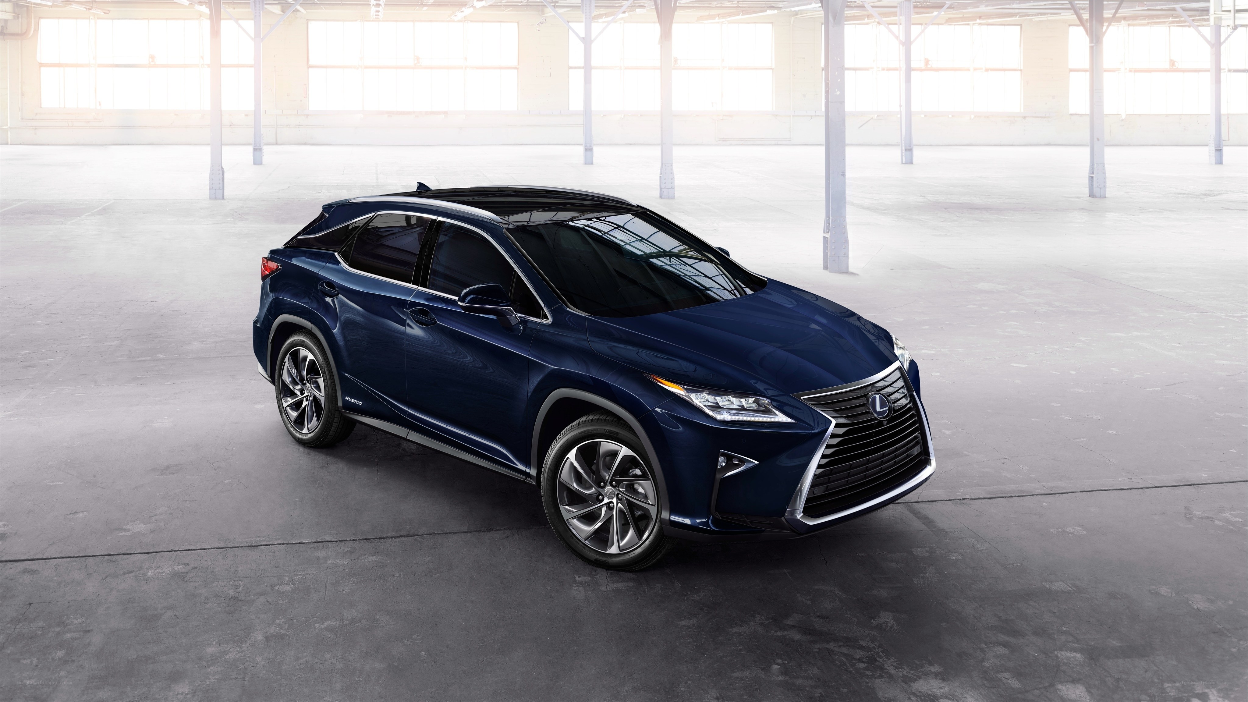 Blue Lexus RX Hybrid SUV