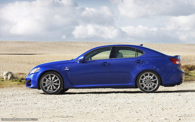 Blue Lexus Sedan — Open
