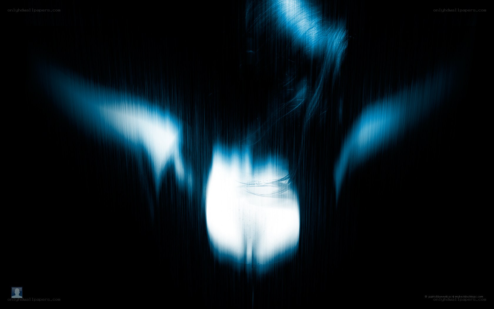 blue light abstract art