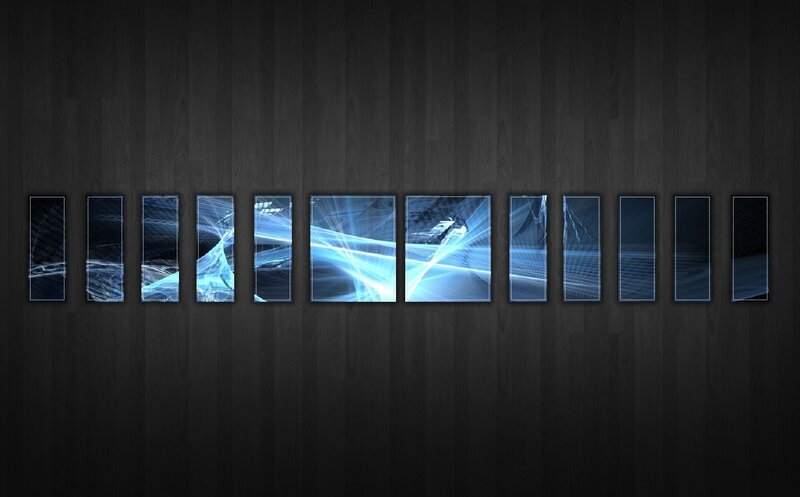 blue light abstract art
