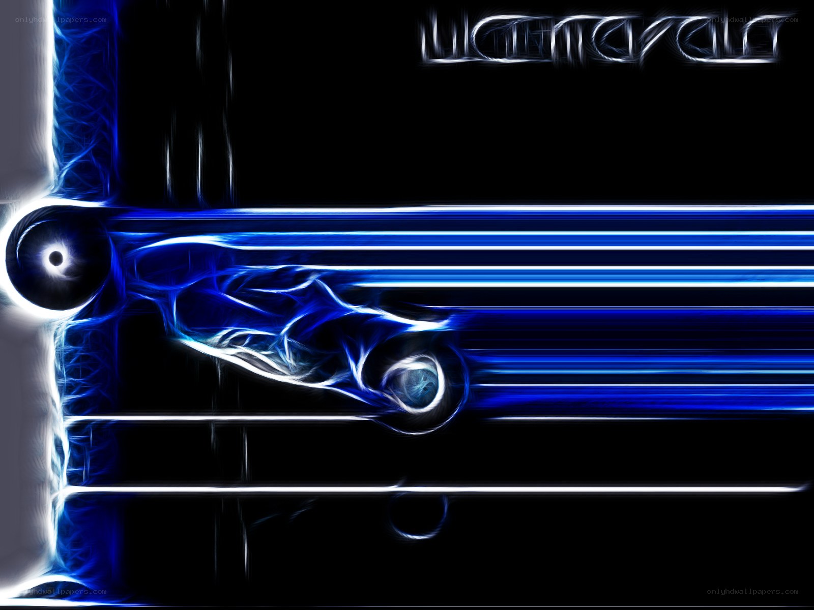 blue light abstract art
