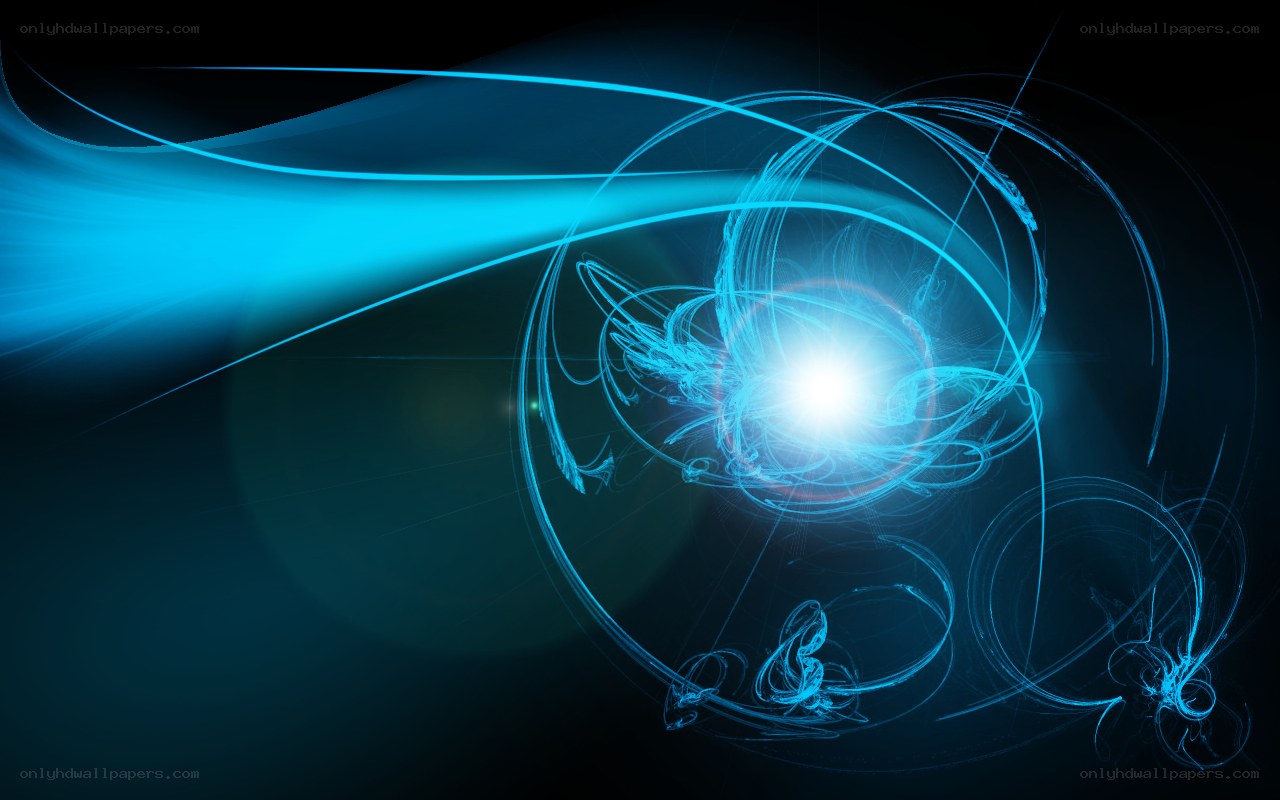 blue light abstract background