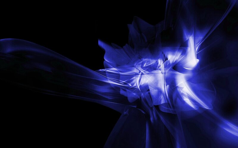 Blue Light Abstract — Dramatic