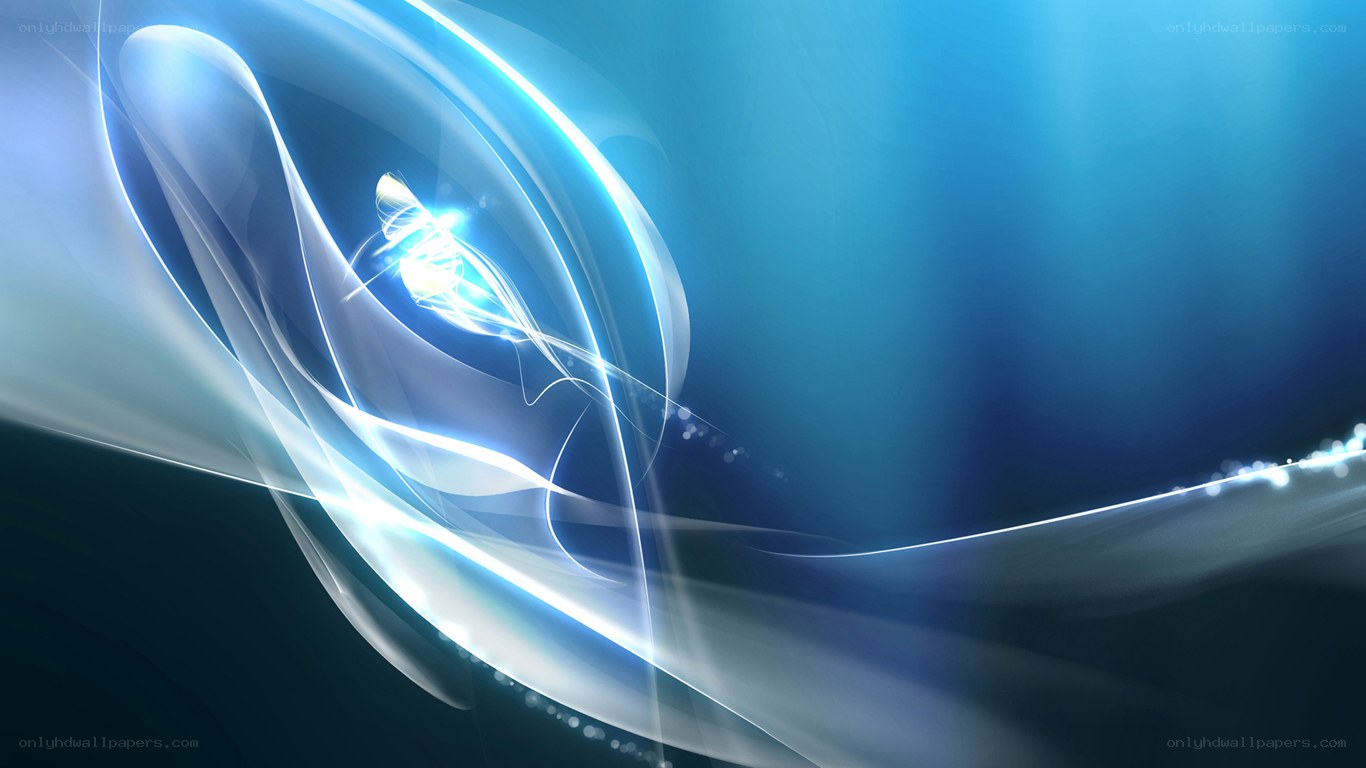 Blue light abstract motion