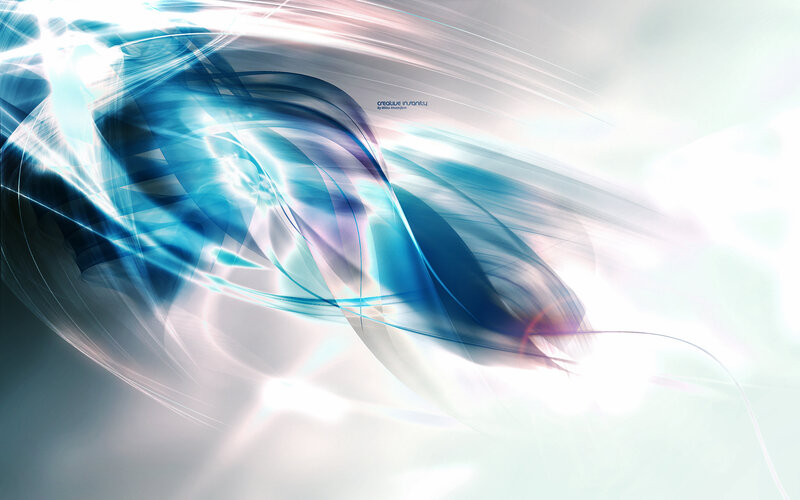 blue light abstract motion