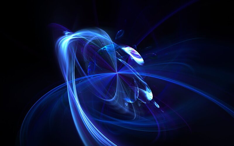 blue light abstract motion