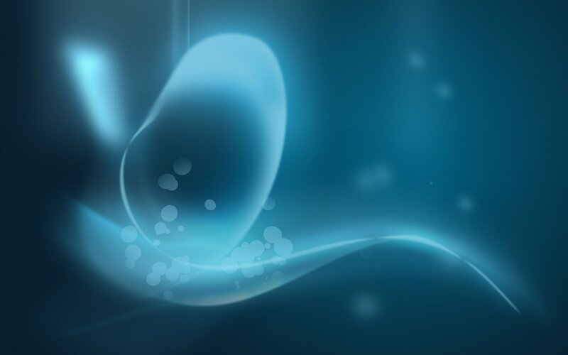 Blue Light Abstract Shape
