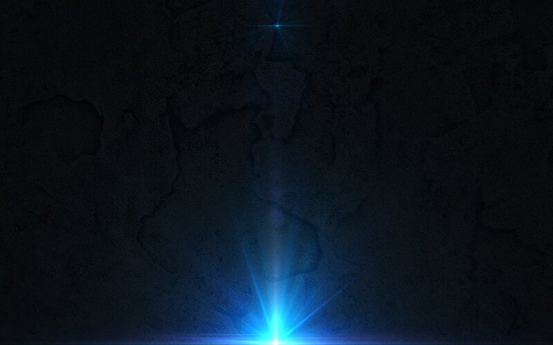 Blue Light Beam — Black