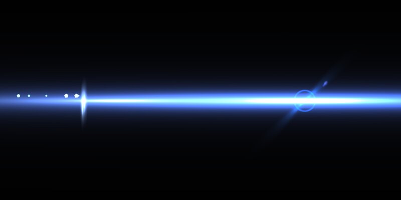 Blue Light Beam — Dramatic, Abstract, Glow