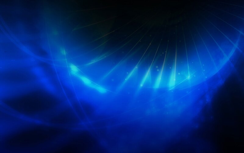 Blue Light Beams — Dramatic, Abstract, Light Rays