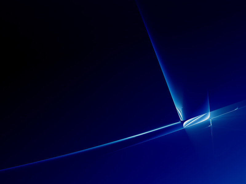 Blue Light Beams — Dramatic, Abstract, Lines, Darkness