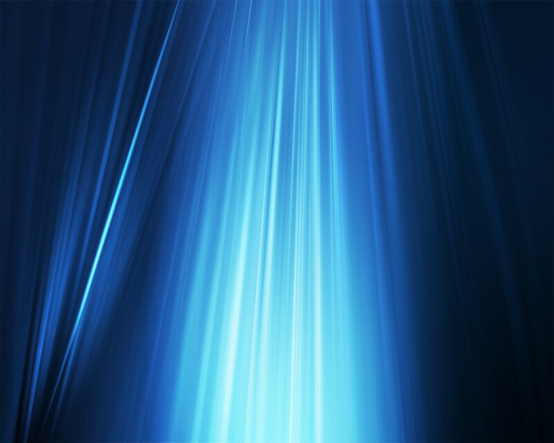 Blue Light Beams — Dramatic, Abstract, Rays