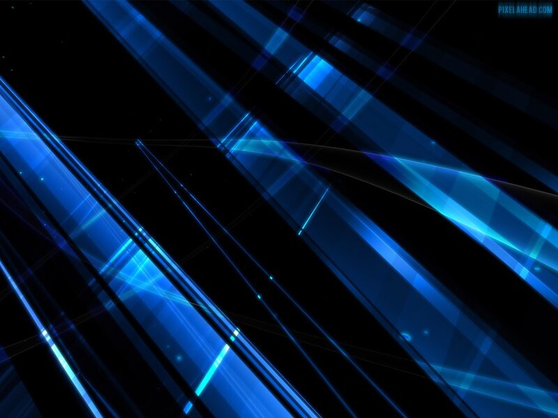 Blue Light Beams — Dynamic, Abstract, Lines