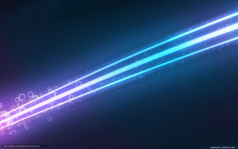 Blue Light Beams — Dynamic, Digital Art