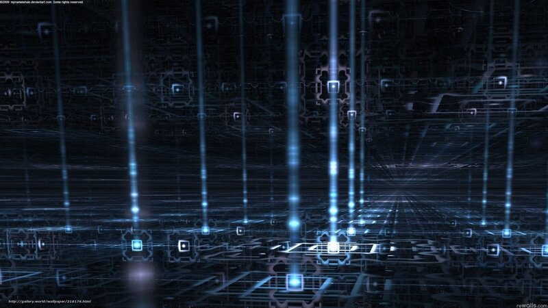 Blue Light Beams in Circuitry